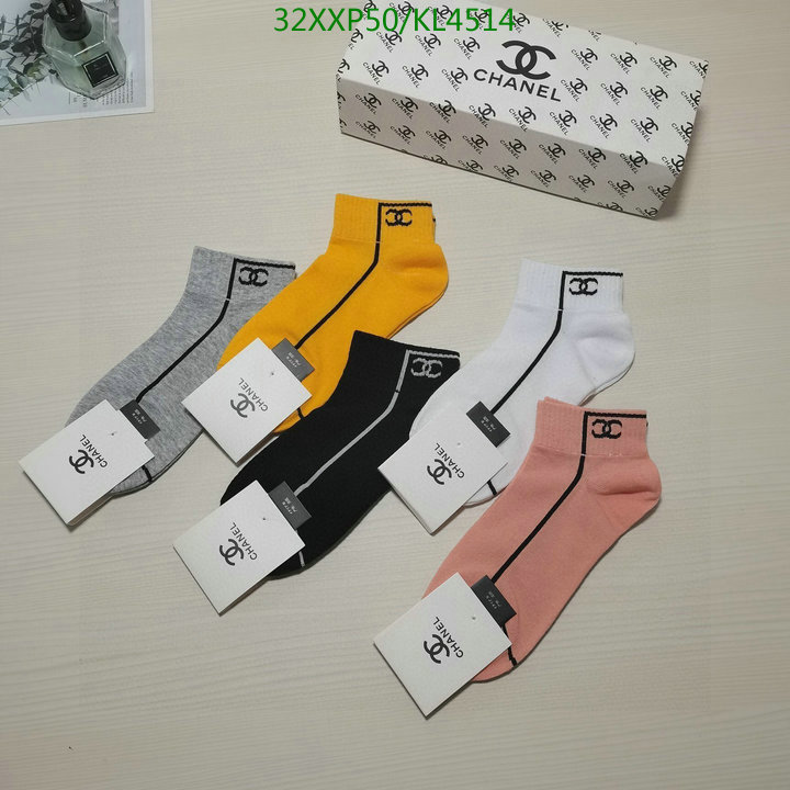 Sock-Chanel,Code: KL4514,$: 32USD