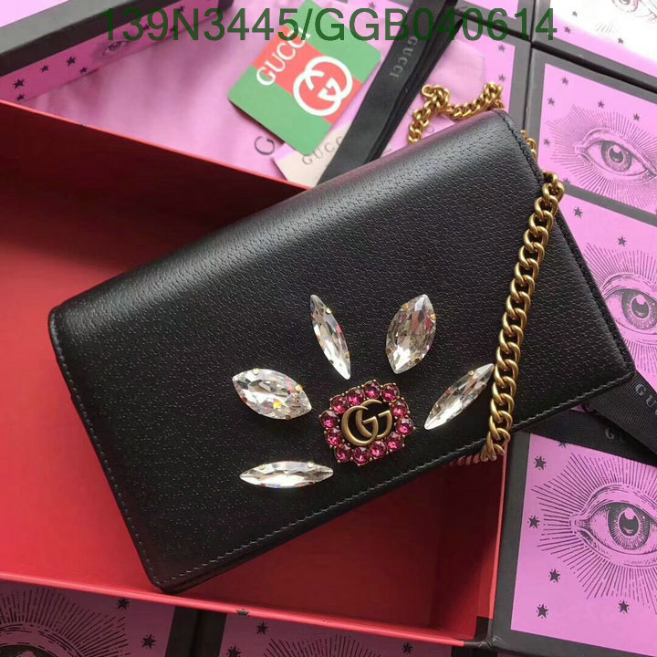 Gucci Bag-(Mirror)-Diagonal-,Code:GGB040614,