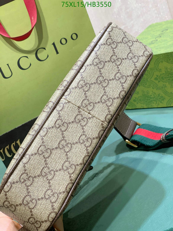 Gucci Bag-(4A)-Diagonal-,Code: HB3550,$: 75USD