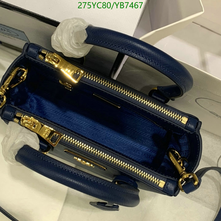 Prada Bag-(Mirror)-Diagonal-,Code: YB7467,$: 275USD
