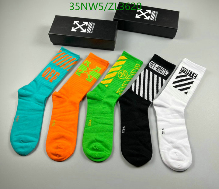 Sock-Off-White, Code: ZL3620,$: 35USD