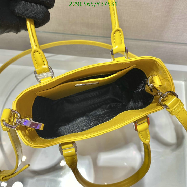 Prada Bag-(Mirror)-Diagonal-,Code: YB7531,$: 229USD