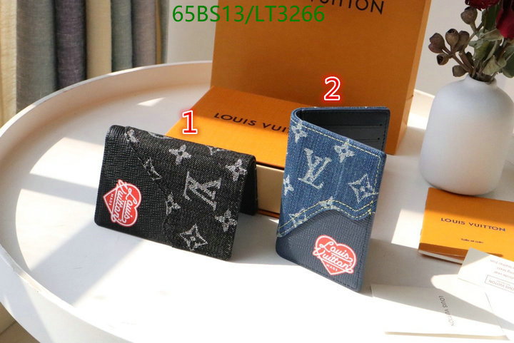 LV Bags-(Mirror)-Wallet-,Code: LT3266,$: 65USD