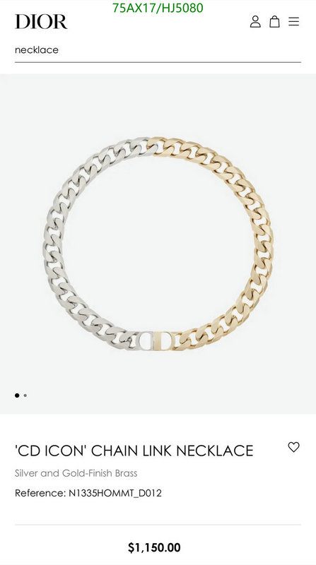 Jewelry-Dior,Code: HJ5080,$: 75USD
