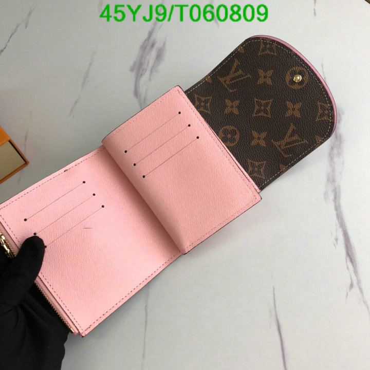 LV Bags-(4A)-Wallet-,Code: T060809,$: 45USD