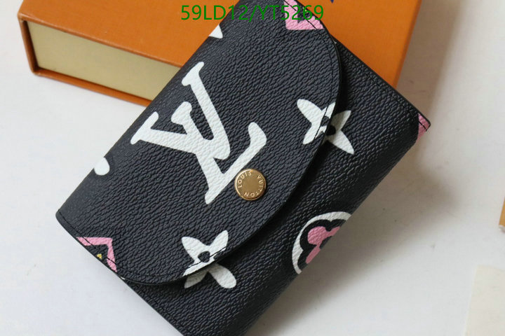 LV Bags-(Mirror)-Wallet-,Code: YT5269,$: 59USD