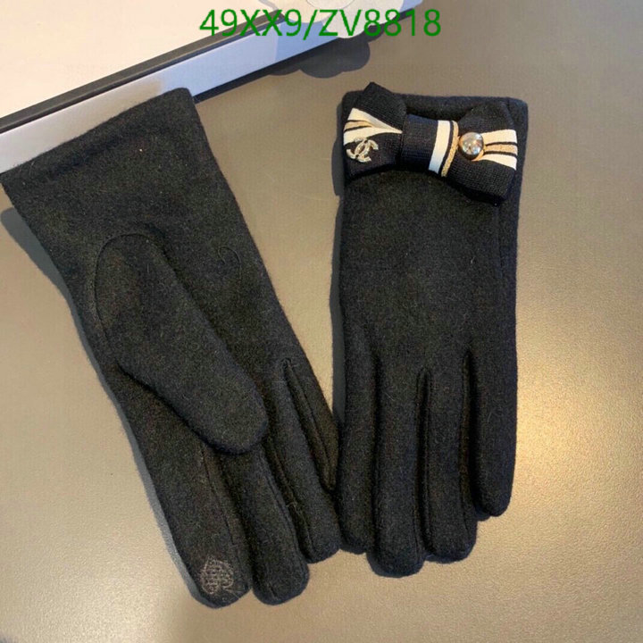 Gloves-Chanel, Code: ZV8818,$: 49USD