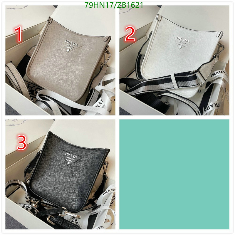 Prada Bag-(4A)-Diagonal-,Code: ZB1621,$: 79USD