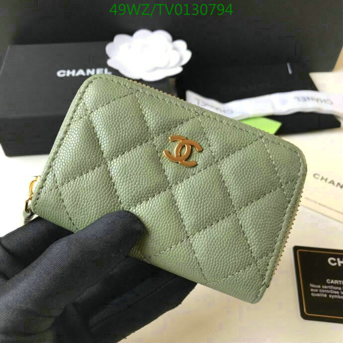 Chanel Bags ( 4A )-Wallet-,Code: TV0130794,$: 49USD