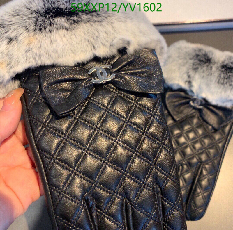 Gloves-Chanel, Code: YV1602,$: 59USD