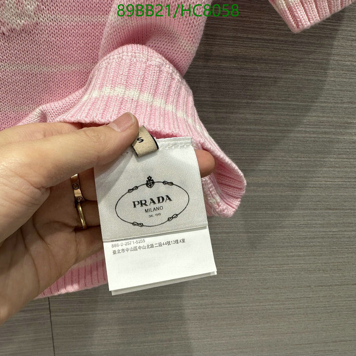 Clothing-Prada, Code: HC8058,$: 89USD