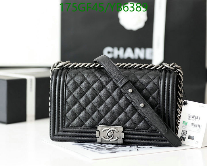 Chanel Bags -(Mirror)-Le Boy,Code: YB6389,$: 175USD