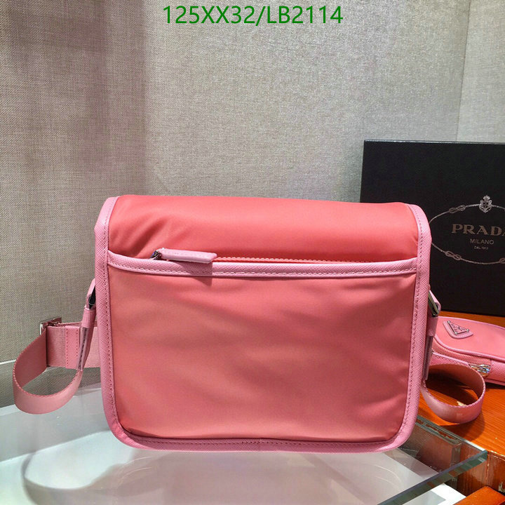 Prada Bag-(Mirror)-Diagonal-,Code: LB2114,$: 125USD