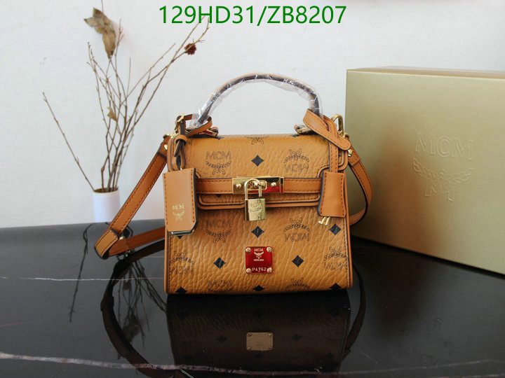 MCM Bag-(Mirror)-Diagonal-,Code: ZB8207,$: 129USD