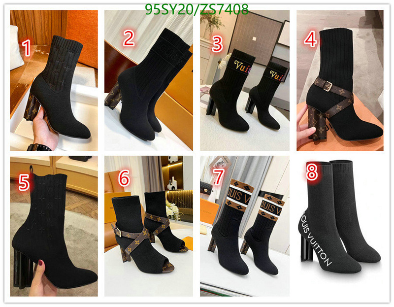 Women Shoes-LV, Code: ZS7408,$: 95USD