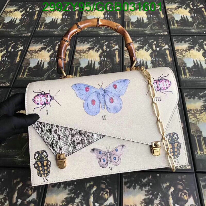 Gucci Bag-(Mirror)-Handbag-,Code: GGB031601,$: 299USD