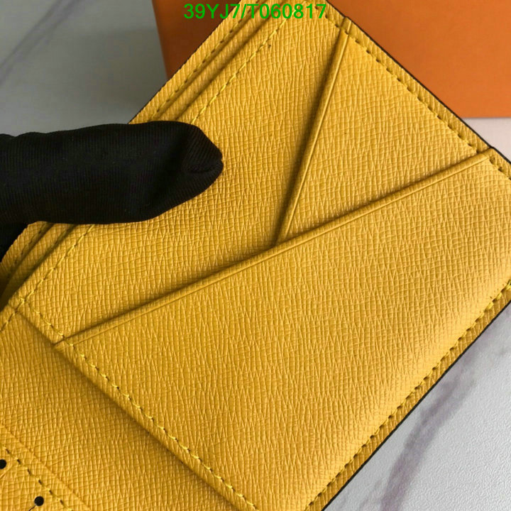 LV Bags-(4A)-Wallet-,Code: T060817,$: 39USD
