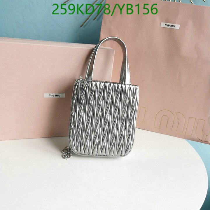 Miu Miu Bag-(Mirror)-Diagonal-,Code: YB156,$: 259USD