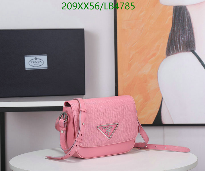 Prada Bag-(Mirror)-Diagonal-,Code: LB4785,$: 209USD