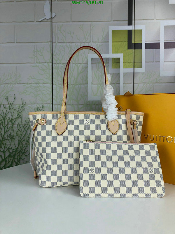 LV Bags-(4A)-Neverfull-,Code: LB1491,$: 65USD