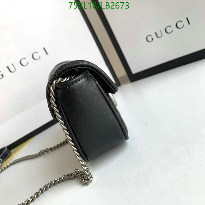 Gucci Bag-(4A)-Marmont,Code: LB2673,$: 75USD