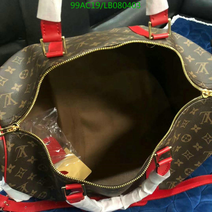 LV Bags-(4A)-Keepall BandouliRe 45-50-,Code: LB080403,