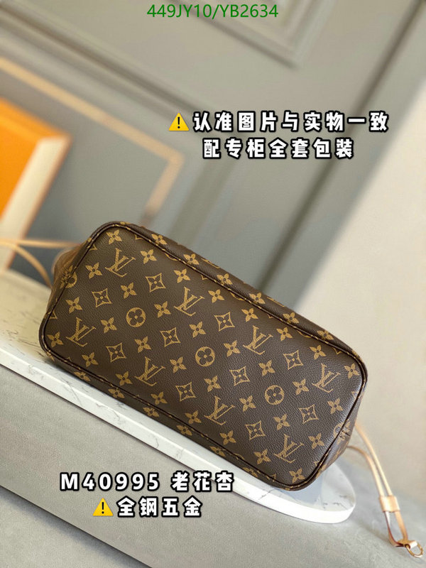 LV Bags-(Mirror)-Neverfull-,Code: YB2634,$: 449USD