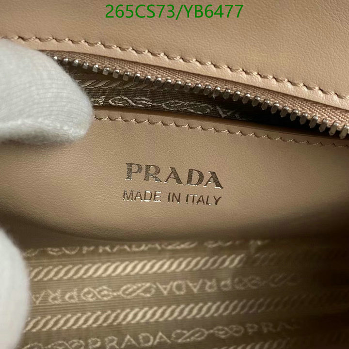 Prada Bag-(Mirror)-Handbag-,Code: YB6477,$: 265USD