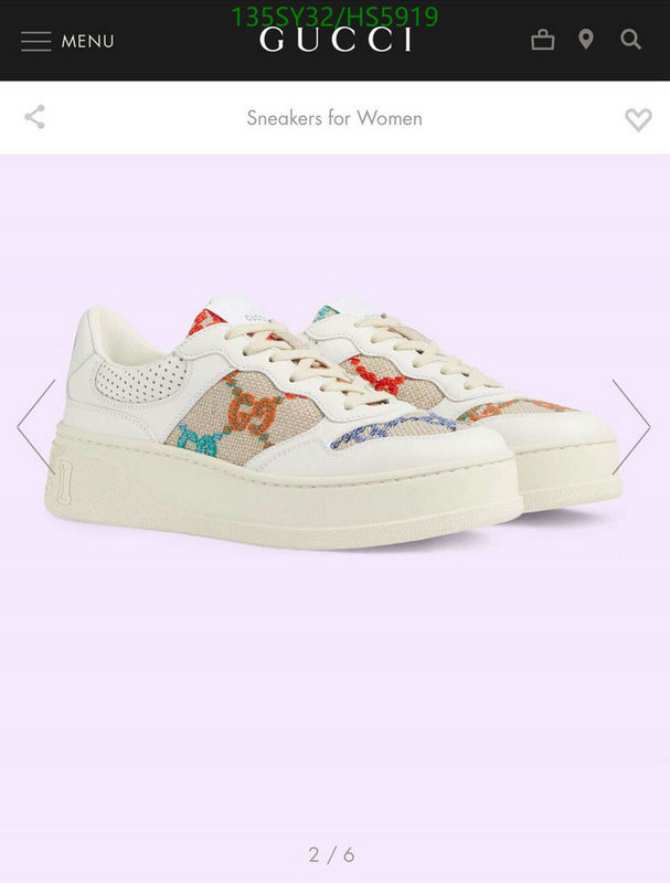Women Shoes-Gucci, Code: HS5919,$: 135USD