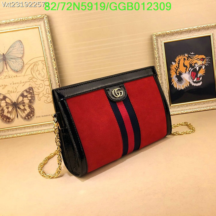 Gucci Bag-(4A)-Diagonal-,Code:GGB012309,$: 82USD