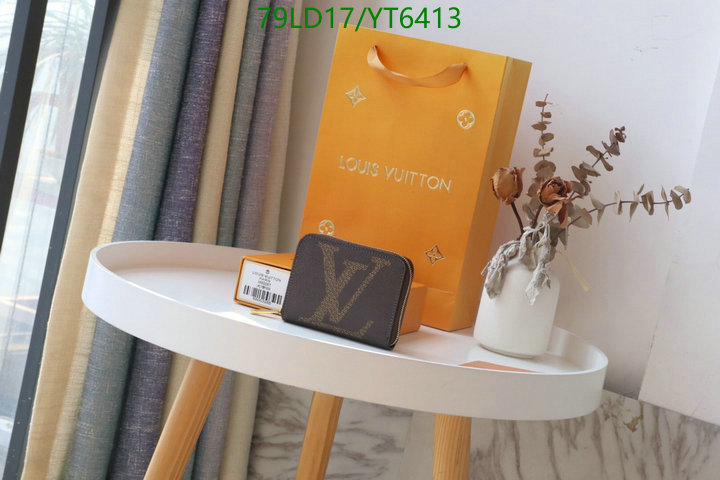 LV Bags-(Mirror)-Wallet-,Code: YT6413,$: 79USD