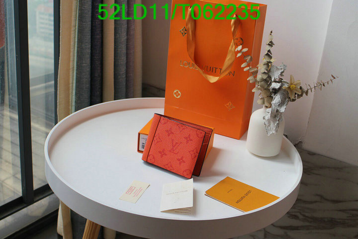 LV Bags-(Mirror)-Wallet-,Code: T062235,$: 52USD
