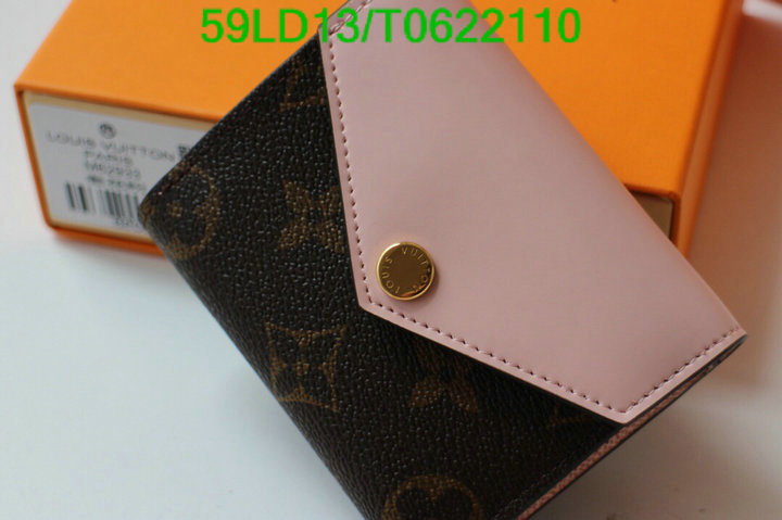 LV Bags-(Mirror)-Wallet-,Code: T0622110,$: 59USD