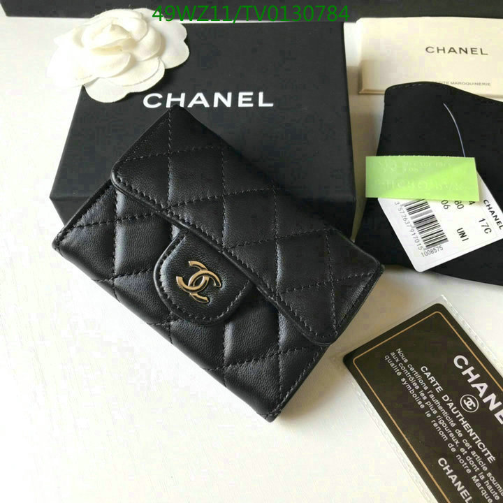 Chanel Bags ( 4A )-Wallet-,Code: TV0130784,$: 49USD