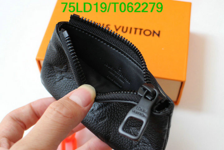 LV Bags-(Mirror)-Wallet-,Code: T062279,$: 75USD