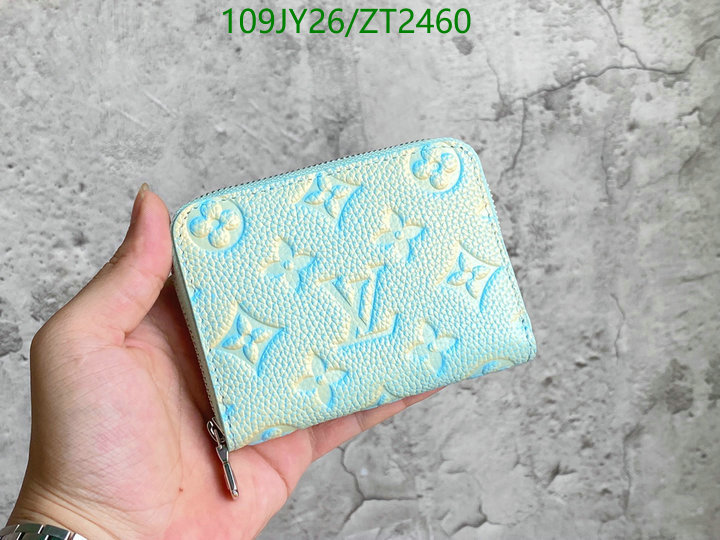 LV Bags-(Mirror)-Wallet-,Code: ZT2460,$: 109USD