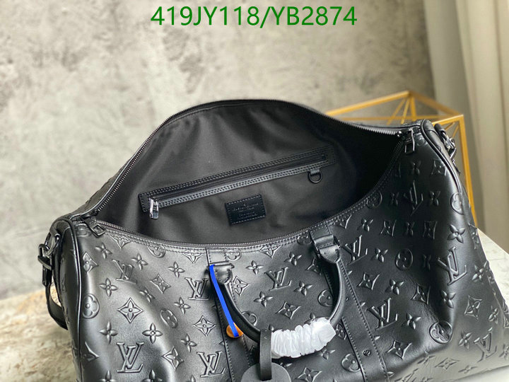 LV Bags-(Mirror)-Keepall BandouliRe 45-50-,Code: YB2874,$: 419USD