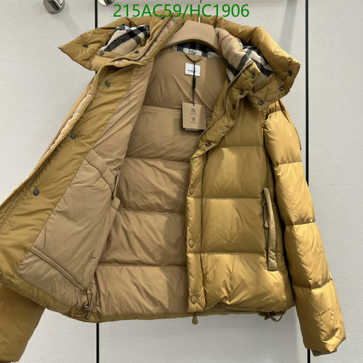 Down jacket Women-Burberry, Code: HC1906,$: 215USD