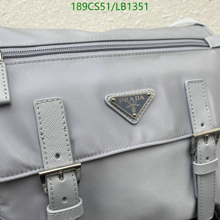 Prada Bag-(Mirror)-Diagonal-,Code: LB1351,$: 189USD