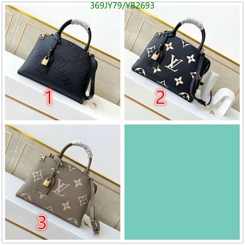 LV Bags-(Mirror)-Handbag-,Code: YB2693,$: 369USD