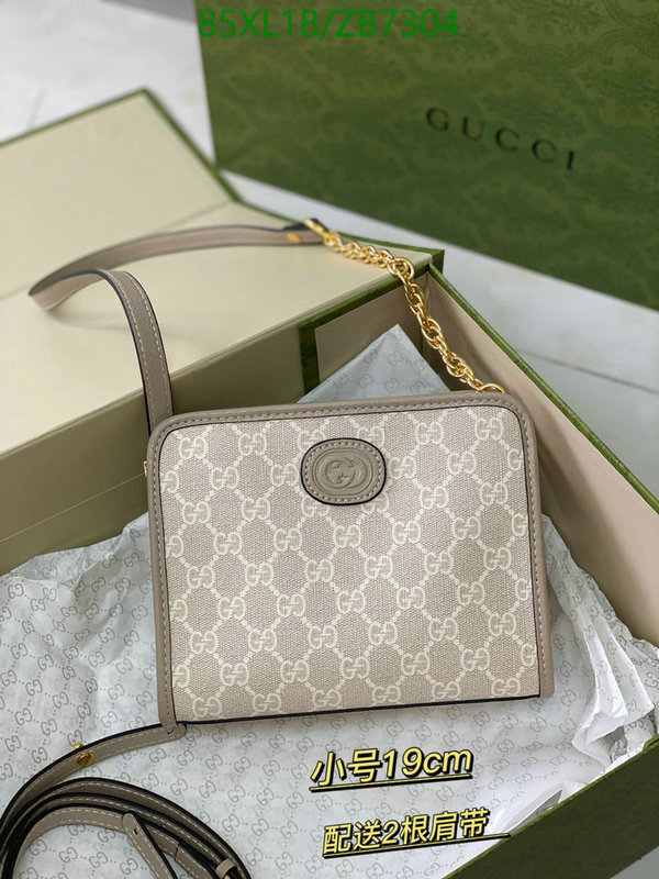 Gucci Bag-(4A)-Diagonal-,Code: ZB7304,$: 85USD