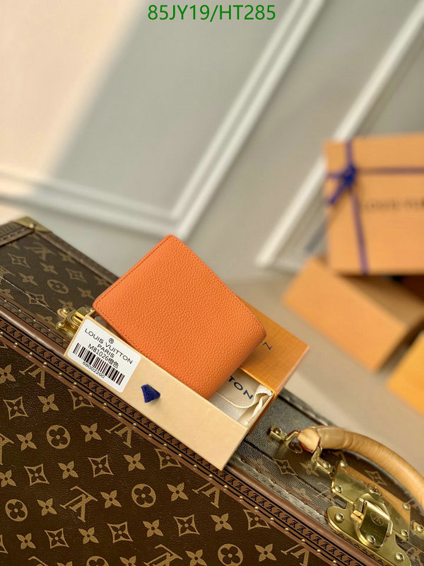 LV Bags-(Mirror)-Wallet-,Code: HT285,$: 85USD