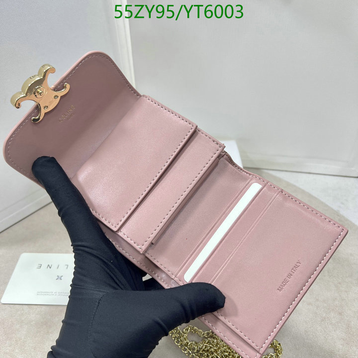 Celine Bag-(4A)-Wallet-,Code: YT6003,$: 55USD