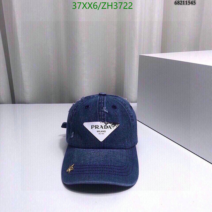 Cap -(Hat)-Prada, Code: ZH3722,$: 37USD