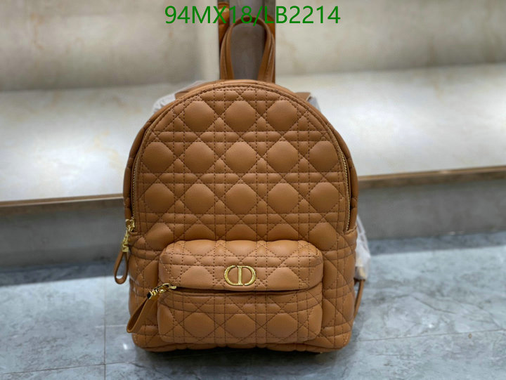 Dior Bags-(4A)-Backpack,Code: LB2214,$: 94USD