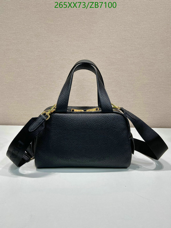 Prada Bag-(Mirror)-Handbag-,Code: ZB7100,$: 265USD