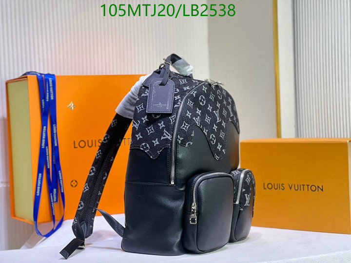 LV Bags-(4A)-Backpack-,Code: LB2538,$: 105USD