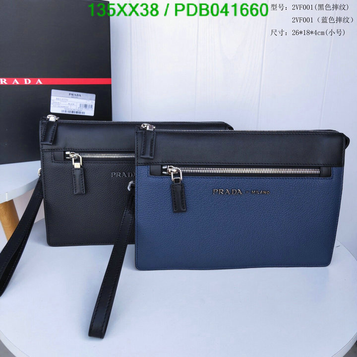 Prada Bag-(Mirror)-Clutch-,Code: PDB041660,$: 135USD