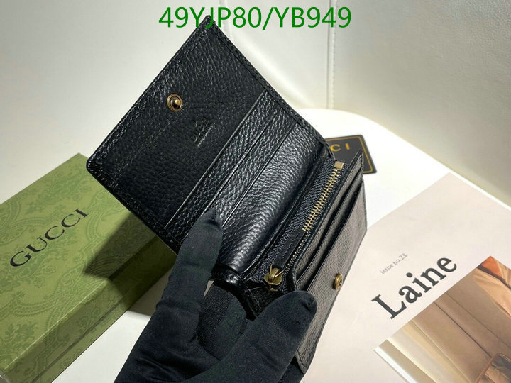 Gucci Bag-(4A)-Wallet-,Code: YT949,$: 49USD