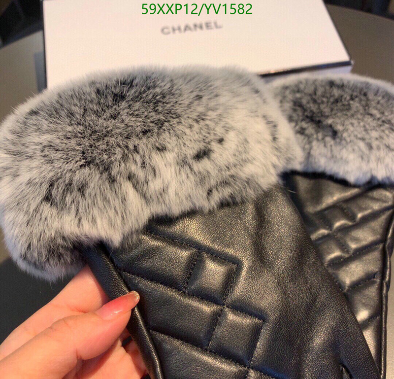 Gloves-Chanel, Code: YV1582,$: 59USD